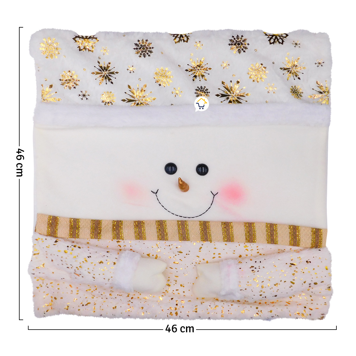 Miniatura 3 de Funda Almohada Muñeco Nieve Navidad